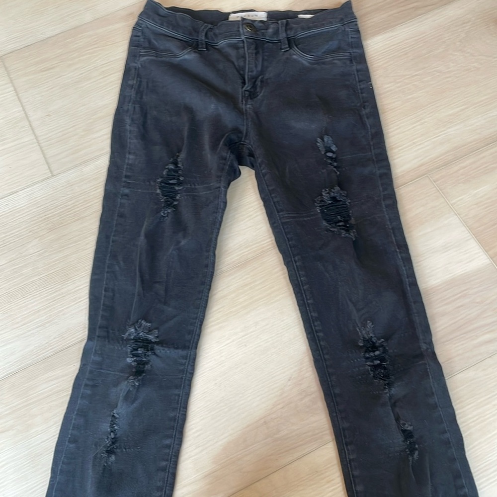 Pacsun ripped black jegging